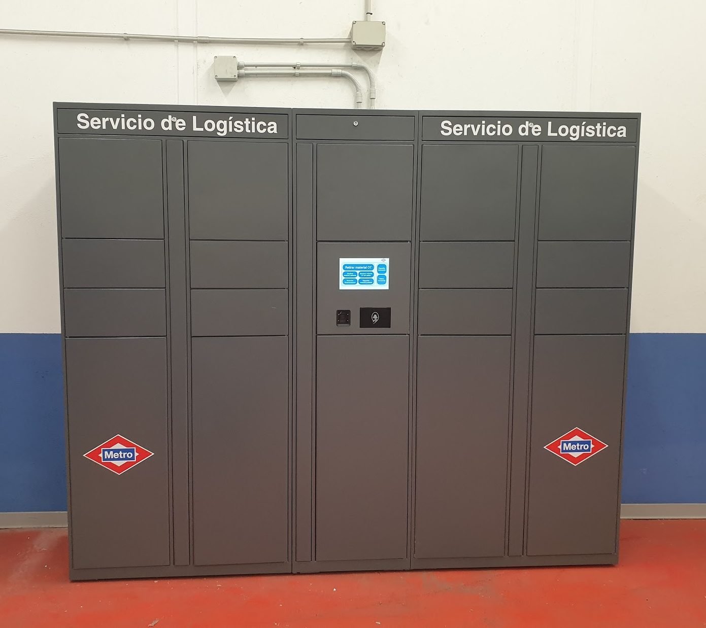 Taquilla inteligente Drop Point Systems para Servicio de Logística de Metro de Madrid