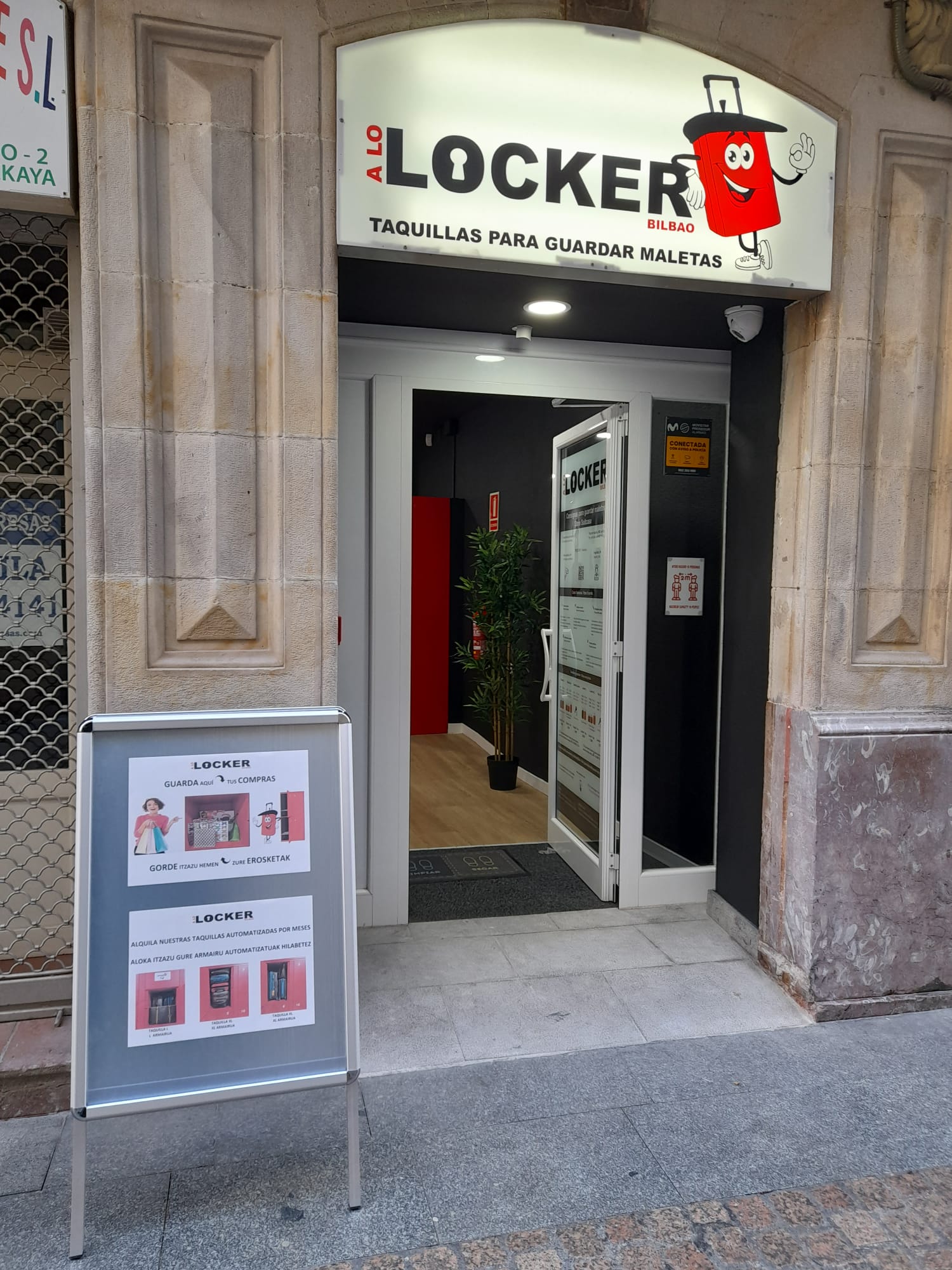 Sala de taquillas de A lo Locker
