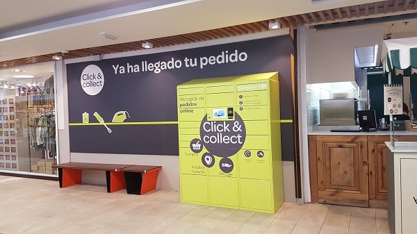 Taquilla inteligente Click&Collect de Carrefour para recogida de pedidos online