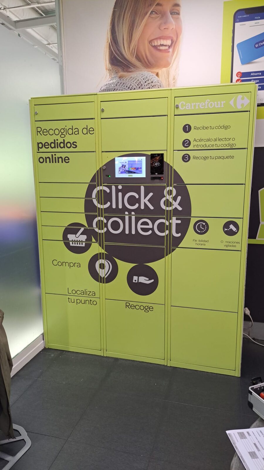 Consigna Click&Collect de Carrefour Alcobendas