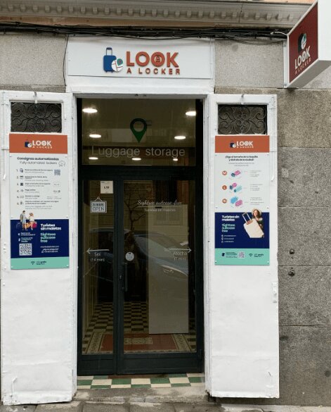 Fachada de Look A Locker en Madrid
