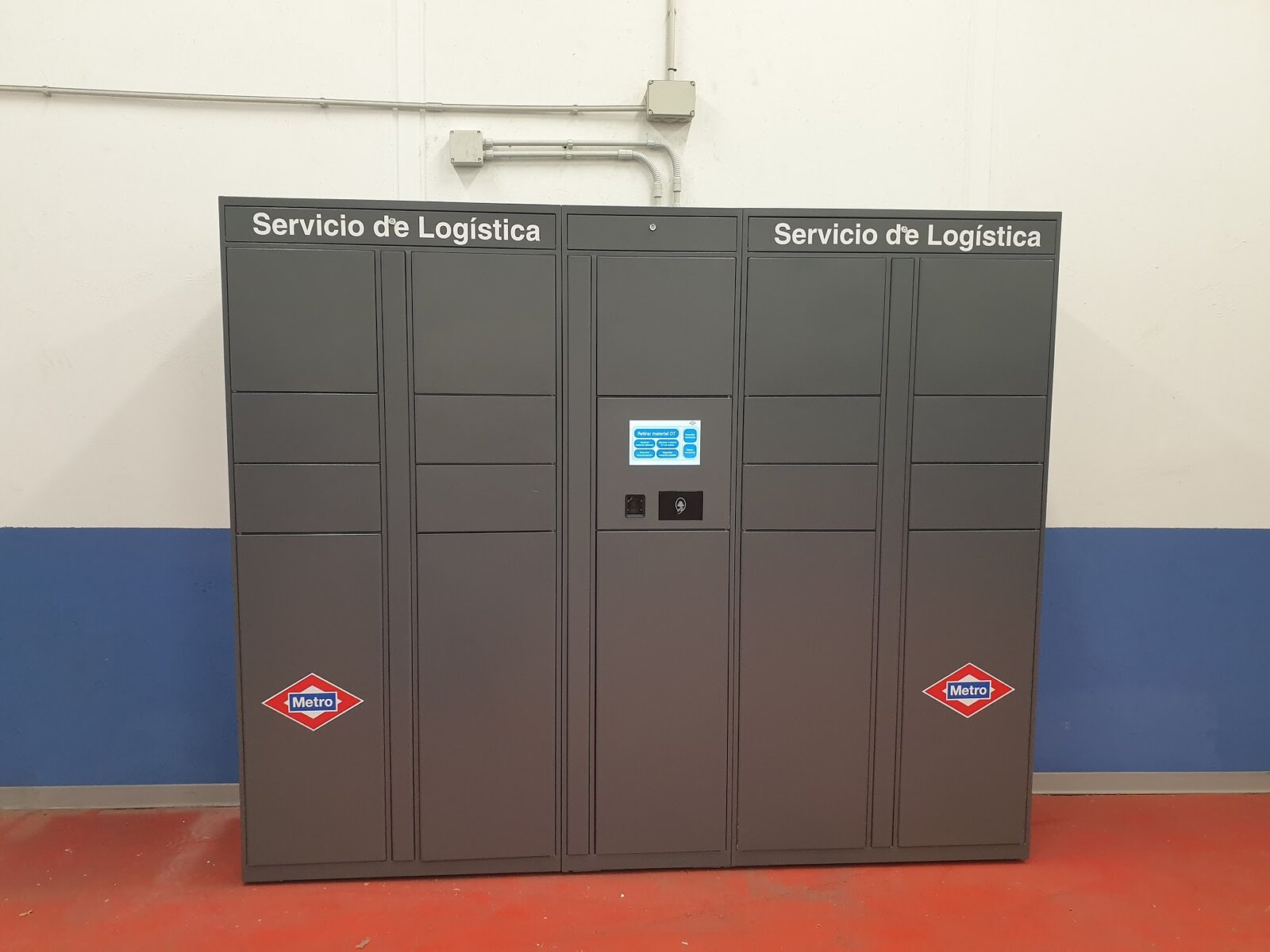 Taquilla del Servicio de Logística de Metro de Madrid en Colonia Jardín